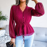 Blusa Chiffon Emanueli - Magenta