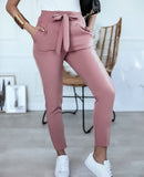 Calças Feminina Jogger Social - Rosa